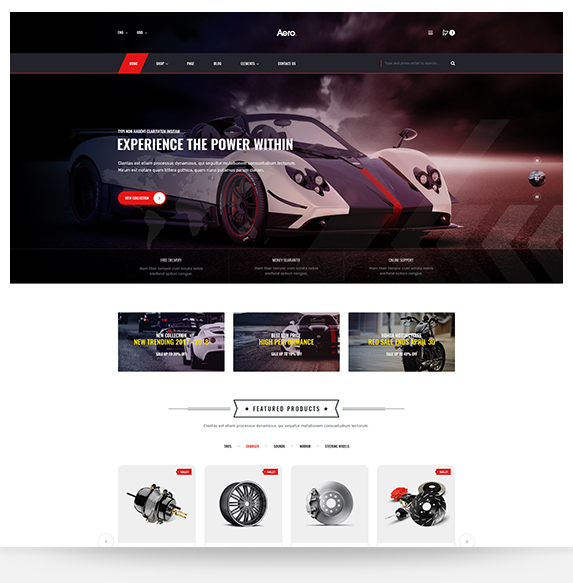 Car Parts Shopify Template