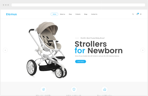 Elomus - Single product showcase theme