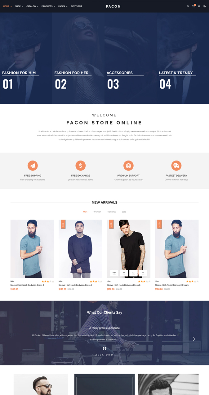 Facon Clothing Shopify Template