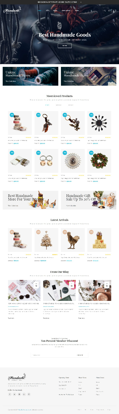 Handart Homepage 3