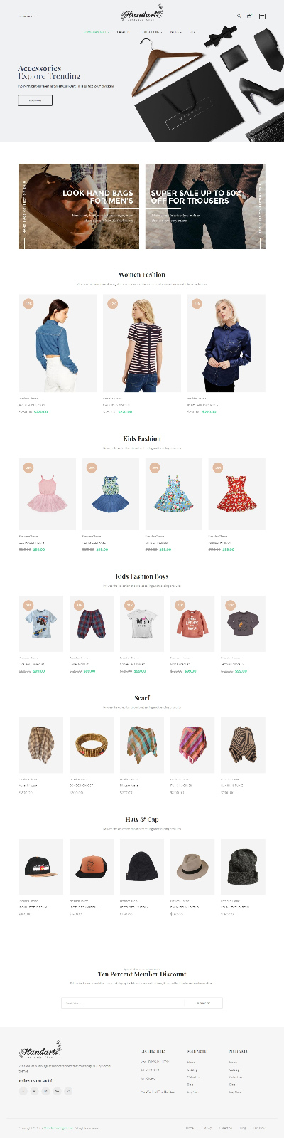 Handart Fashion Scarf Hats