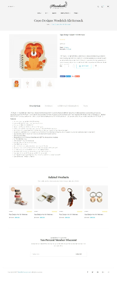 Handart Product Page