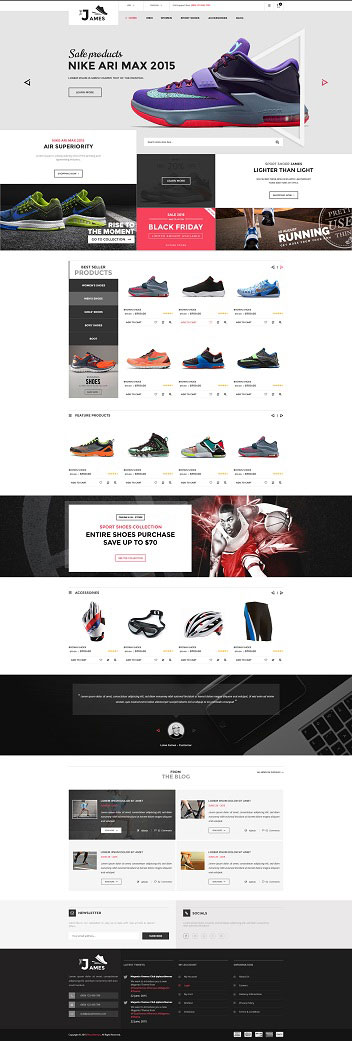 James - Responsive Shoes Shopify Theme