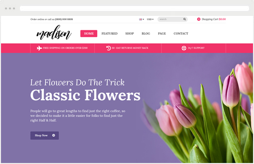 Flower Shop Shopify Theme