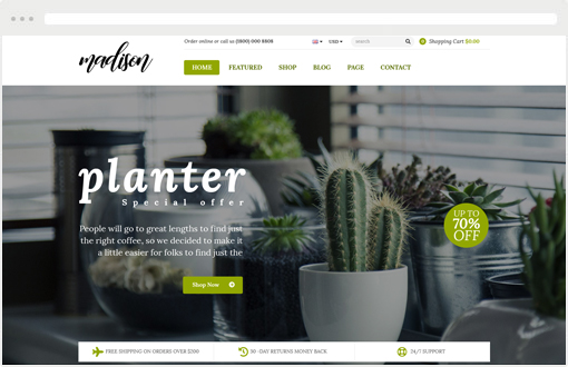 Nursery Shopify Theme