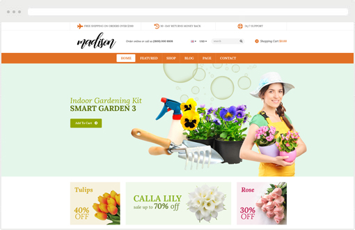 Gardening Shopify Theme