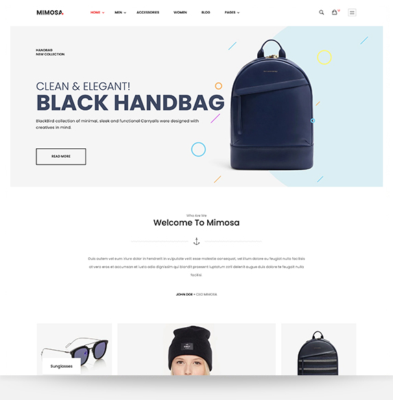 Mimosa - Responsive Clothing, Kids, Bags, Cosmetics, Electronics, Furniture, Fashion Shopify Theme