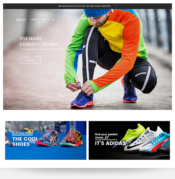 Shoe store shopify template