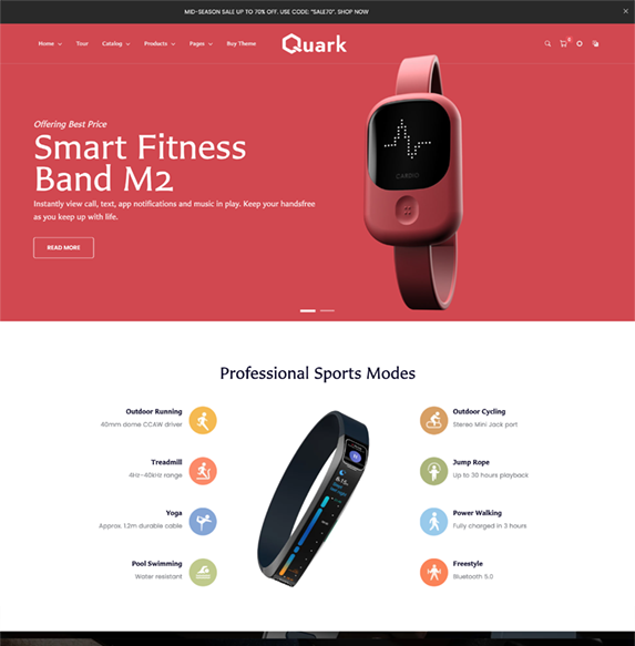 SmartBands Shopify Template