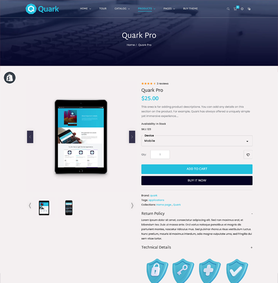 Single product Shopify theme