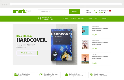 ebooks shopify theme