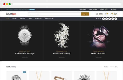 Jewelry Shopify Template